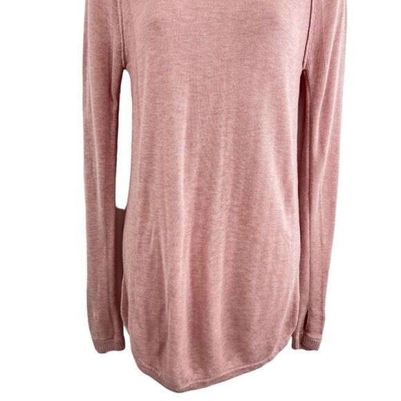 Lululemon Sunshine Coast Long Sleeve Heathered Mink Berry Women's Size 2 - Picture 3 of 10